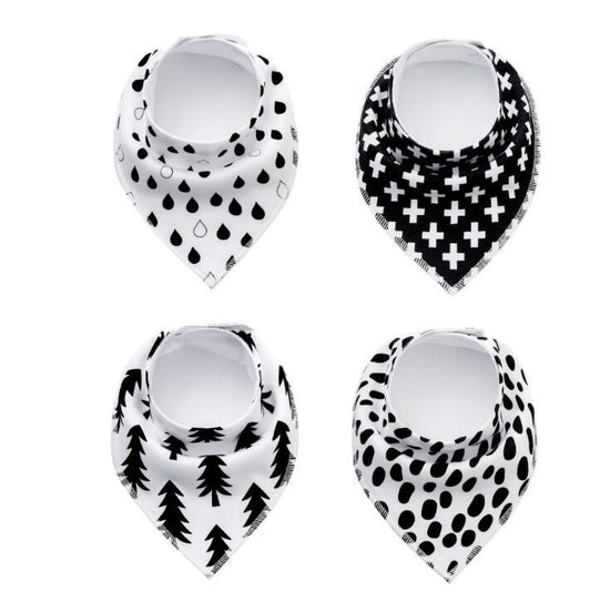 4pcs Lot Bibs Burp Cloth Print Arrow Wave Triangle Baby Bibs Cotton Bandana Accessories $21.20 Dana Fashion style: 11 Baby Clothing Baby sling cotton fleece material Baby Bib slobber towel