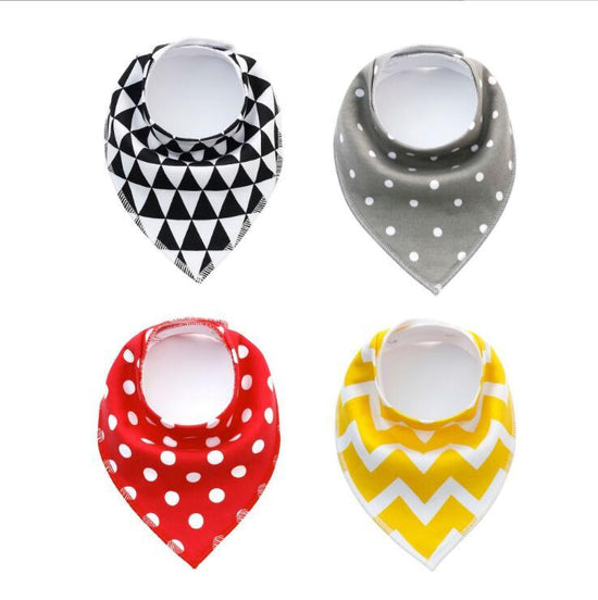 4pcs Lot Bibs Burp Cloth Print Arrow Wave Triangle Baby Bibs Cotton Bandana Accessories $21.20 Dana Fashion style: 17 Baby Clothing Baby sling cotton fleece material Baby Bib slobber towel