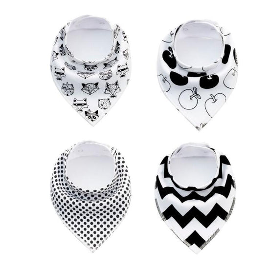 4pcs Lot Bibs Burp Cloth Print Arrow Wave Triangle Baby Bibs Cotton Bandana Accessories $21.20 Dana Fashion style: 10 Baby Clothing Baby sling cotton fleece material Baby Bib slobber towel