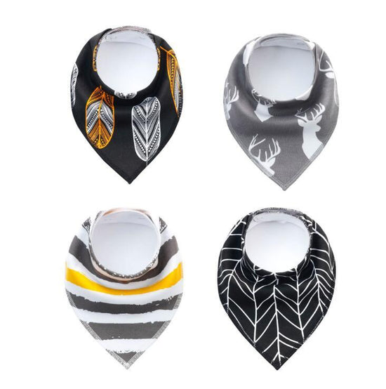 4pcs Lot Bibs Burp Cloth Print Arrow Wave Triangle Baby Bibs Cotton Bandana Accessories $21.20 Dana Fashion style: 22 Baby Clothing Baby sling cotton fleece material Baby Bib slobber towel