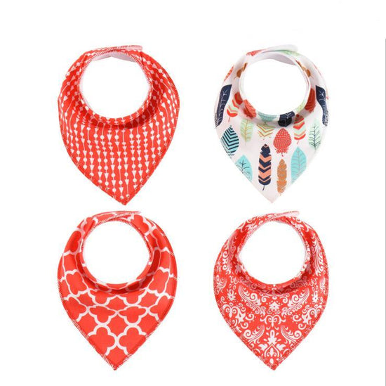 4pcs Lot Bibs Burp Cloth Print Arrow Wave Triangle Baby Bibs Cotton Bandana Accessories $21.20 Dana Fashion style: 1 Baby Clothing Baby sling cotton fleece material Baby Bib slobber towel