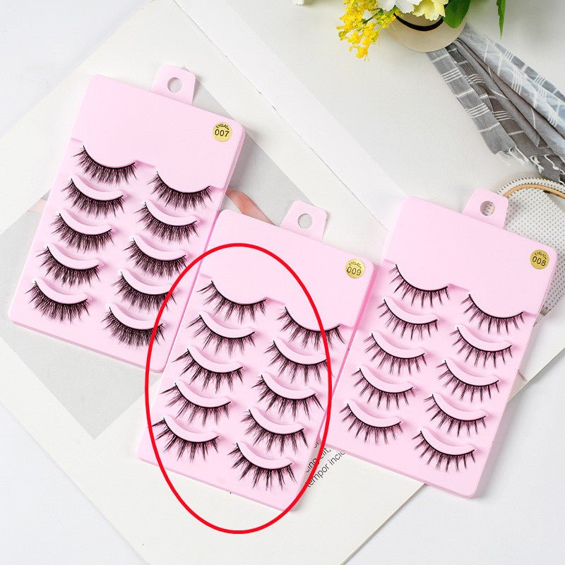 5 Pairs Manga Lashes New Arrival Anime Cosplay Natural Wispy Korean Makeup Artificial False Eyelashes $10.78 Dana Fashion quantity: 5pairs of009 makeup Overview: Popular cartoon barbie beauty~~ You don't even have to stick fairy hair on it! Too beautiful!