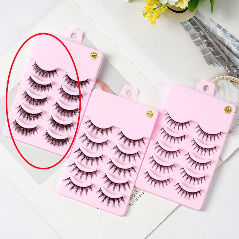 5 Pairs Manga Lashes New Arrival Anime Cosplay Natural Wispy Korean Makeup Artificial False Eyelashes $10.78 Dana Fashion quantity: 5pairs of007 makeup Overview: Popular cartoon barbie beauty~~ You don't even have to stick fairy hair on it! Too beautiful!