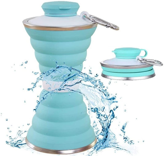 500ML Silicone Water Bottle Cup Foldable Leak Proof Portable Sports Travel Water Bottles For Outdoor Travel Gym Hiking Reuseable Kitchen Gadgets $30.50 Dana Fashion Color: All black capacity: 500ML Dana's Kitchen Overview: SAFETY AND HEALTH - Collapsible