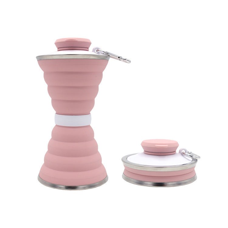 500ML Silicone Water Bottle Cup Foldable Leak Proof Portable Sports Travel Water Bottles For Outdoor Travel Gym Hiking Reuseable Kitchen Gadgets $30.50 Dana Fashion Color: Pink capacity: 500ML Dana's Kitchen Overview: SAFETY AND HEALTH - Collapsible trave