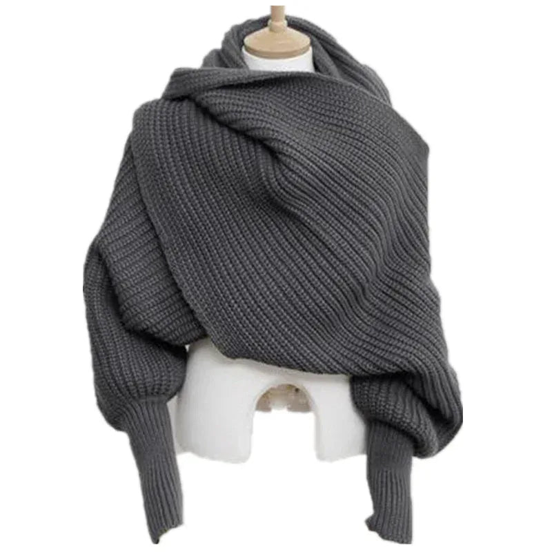 Sweater Scarf Cashmere Ladies Girl Woman Clothing Casual Wear - DanaFashionstore