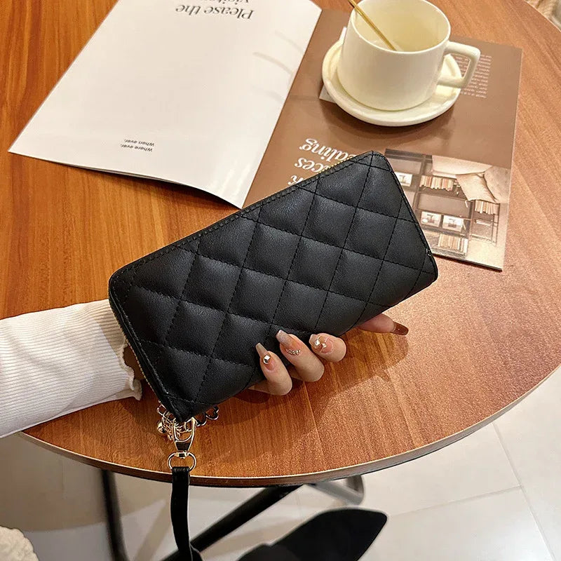 Rhombus Wallet Women's Long European And American Fashion - DanaFashionstore