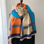 Women's Stitching Thickening Shawl Fashion - DanaFashionstore