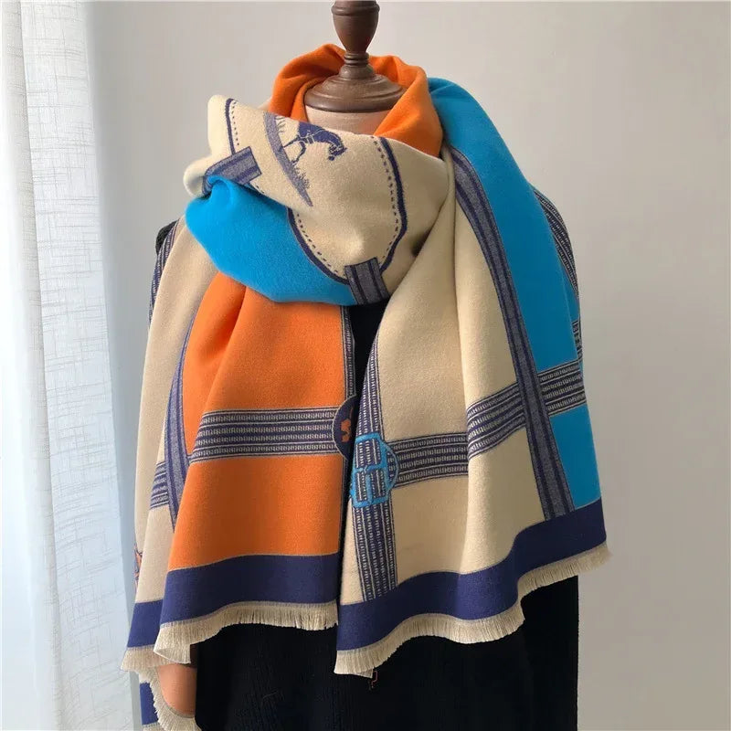 Women's Stitching Thickening Shawl Fashion - DanaFashionstore