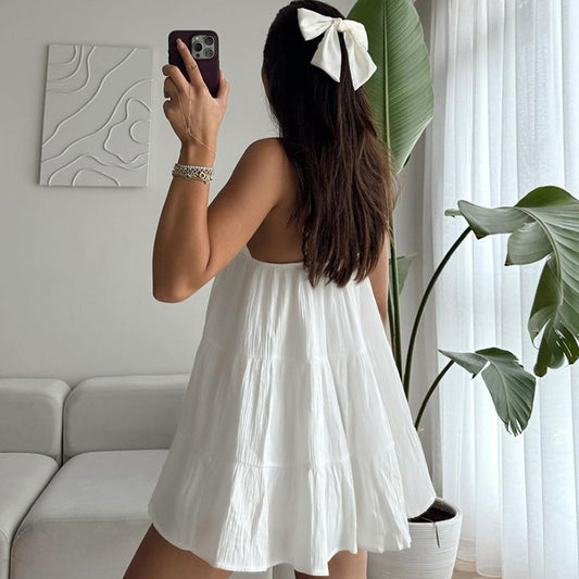 Sexy Spaghetti-strap Nightgown With A Deep V-neck And Lace Detailing For Womens Loungewear