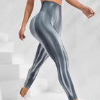 New Tie Dye Aurora Print Sports Pants Seamless High Waisted Fitness Yoga Pants For Women Gym Running Sweatpants Trousers - DanaFashionstore