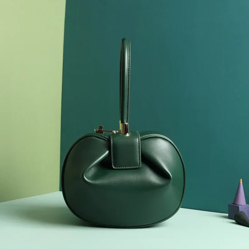 Leather handbags fashion dumplings handbag - DanaFashionstore