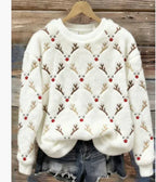 3D-printed Christmas-themed Women's Flannel Hoodie - DanaFashionstore