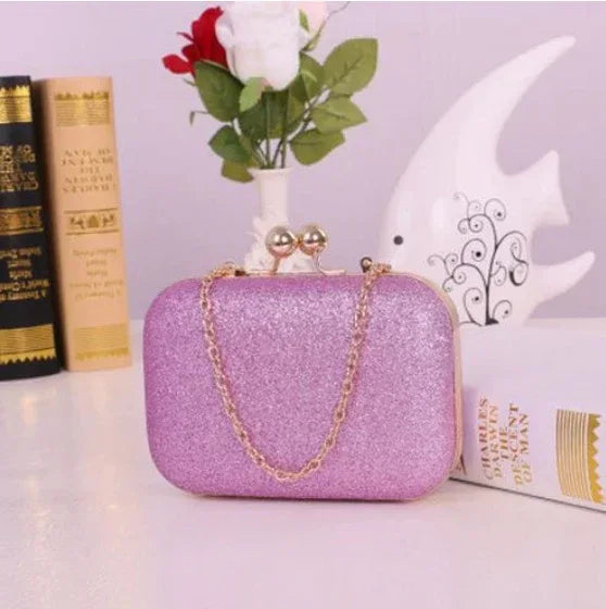 Women Handbag Evening Bags For Party New Women Chain Shoulder Bag Ladies Fashion Gold Clutch Box Bag Women Messenger - DanaFashionstore