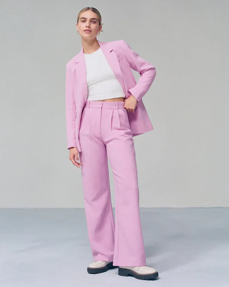 Pocket High Waist Wide-leg Casual Pants Women - DanaFashionstore