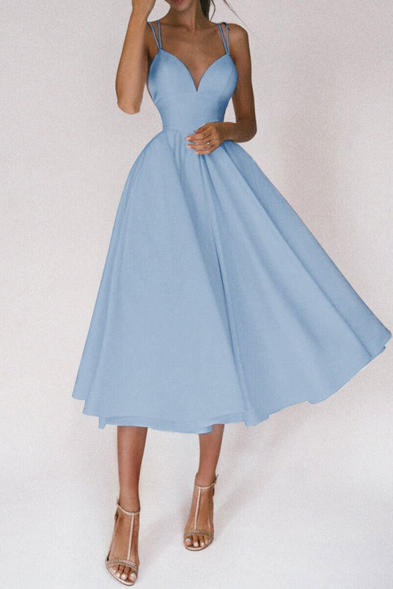 Sexy V-neck Suspender Dress Summer Fashion A-Line Long Dresses For Women