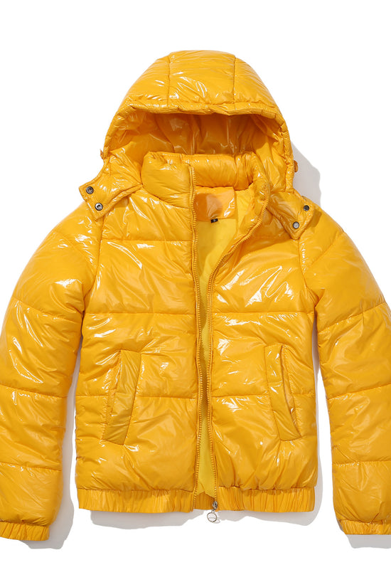 New Fall Winter Hooded Film Splash Proof Jacket Long-sleeved Cotton-padded Coat