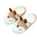 Love Elk Plush Home Warm Slippers - DanaFashionstore