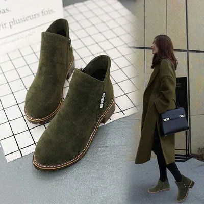 Korean version plus velvet Martin boots - DanaFashionstore