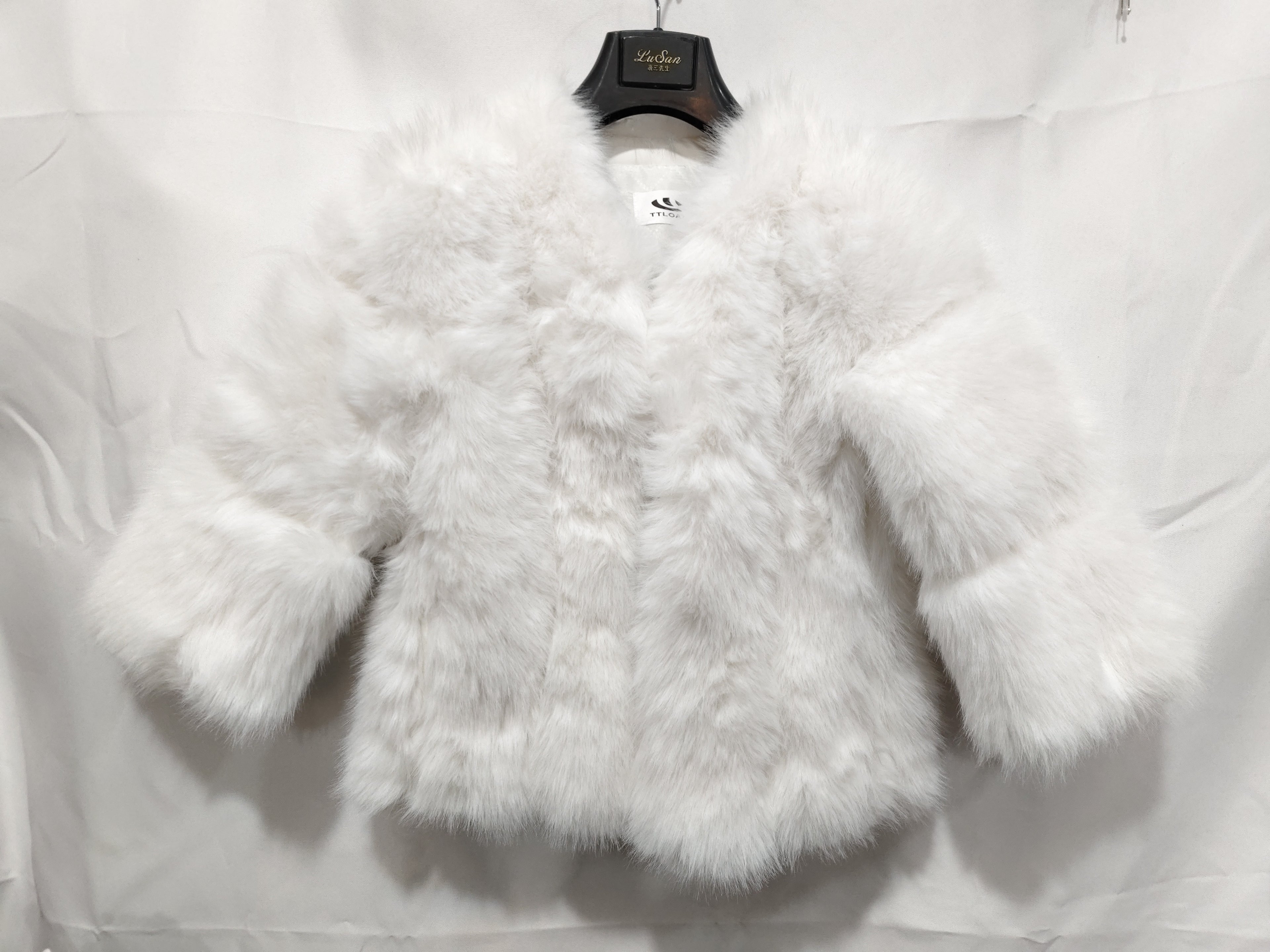 Fox fur short coat