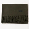 And Winter New Ladies Shawl Monochrome Cashmere Variety Warm Classic Scarf Scarf Scarf - DanaFashionstore