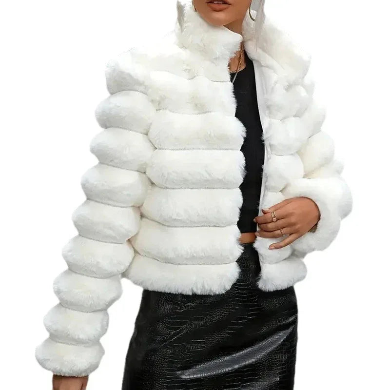 Autumn Winter Imitation Fur Coat 2026 - Short Women's Jacket - DanaFashionstore