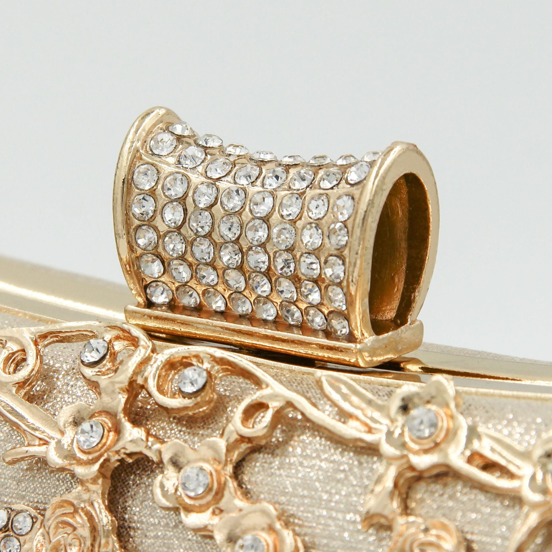 Hollow diamond cheongsam bag rhinestone bag clutch shoulder - Dana Fashion