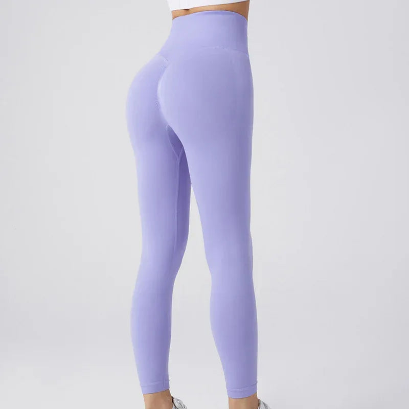 Seamless Leggings Yoga Pants Tummy Control Workout Running Yoga Leggings For Women - DanaFashionstore