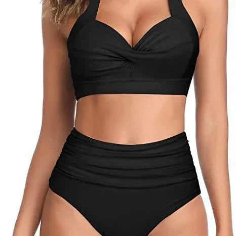 Split Bow Bikini Seaside Vacation Swimwear - DanaFashionstore