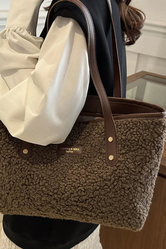 Fashionable Furry Versatile Shoulder Bag - DanaFashionstore