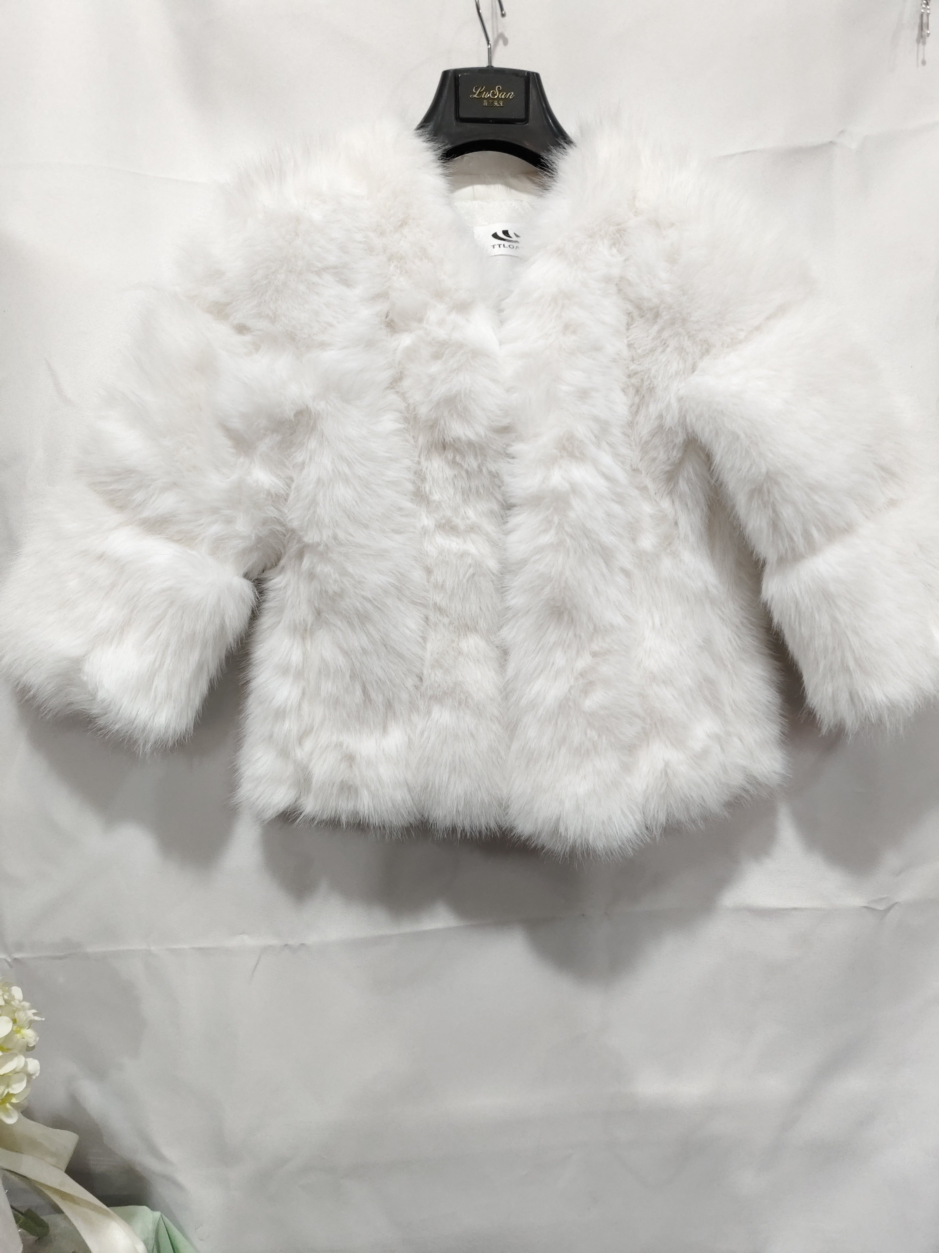Fox fur short coat