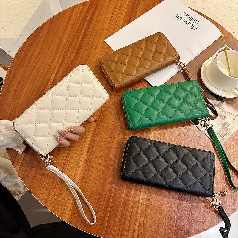 Rhombus Wallet Women's Long European And American Fashion - DanaFashionstore