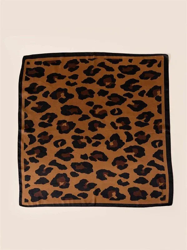 Artificial Silk Striped High-grade Korean Style Stylish Beach Arm Bag Silk Scarf - DanaFashionstore