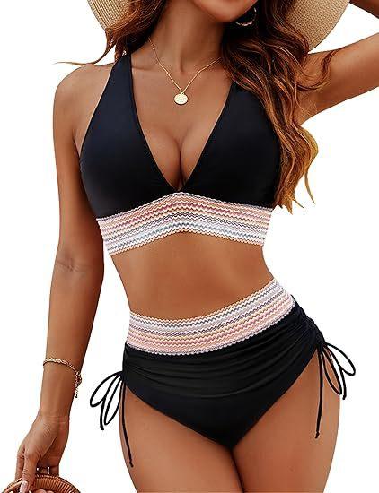 Fashion Women's High Waist Bikini Split Suit - DanaFashionstore