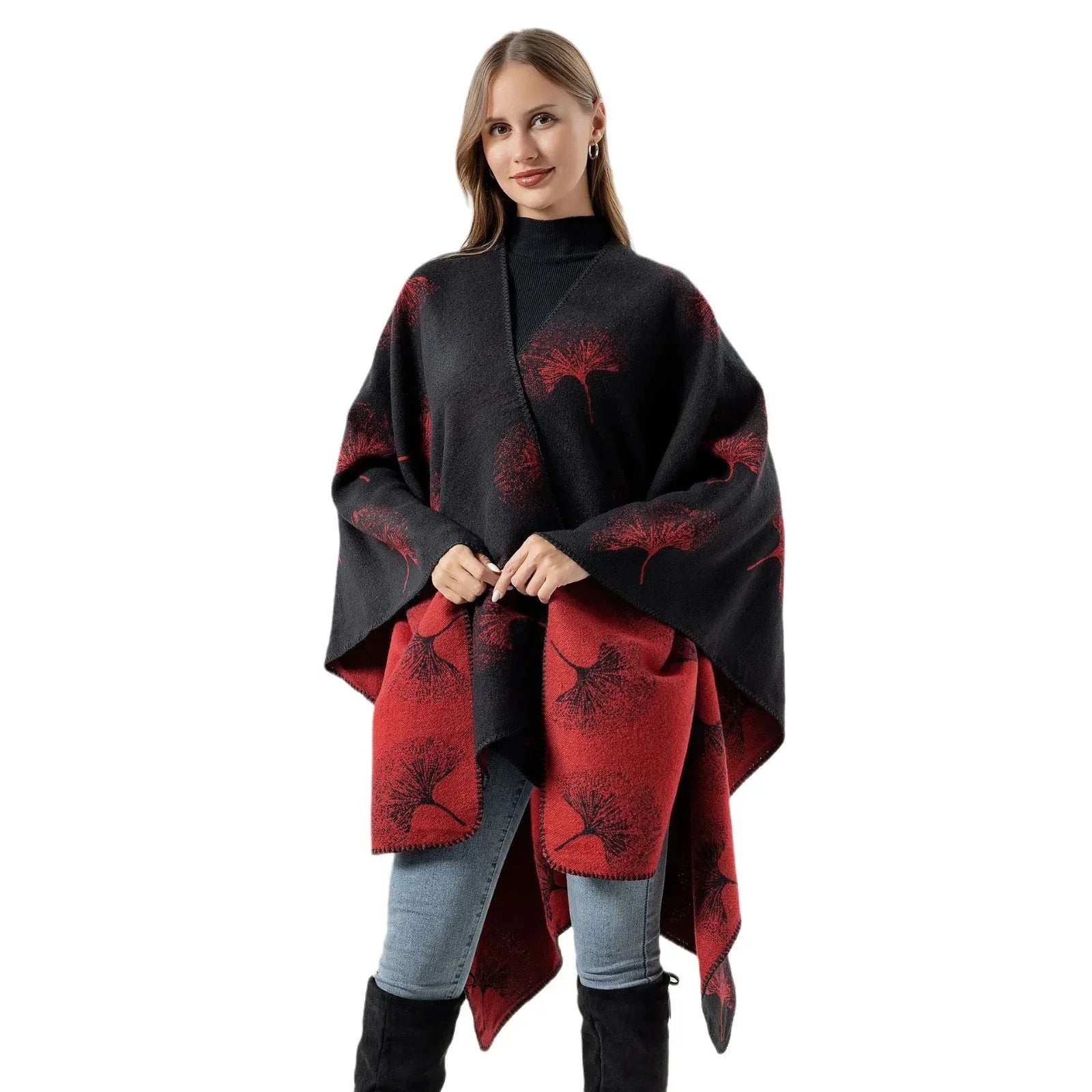 Ginkgo Leaf Shawl Summer High Sense - DanaFashionstore