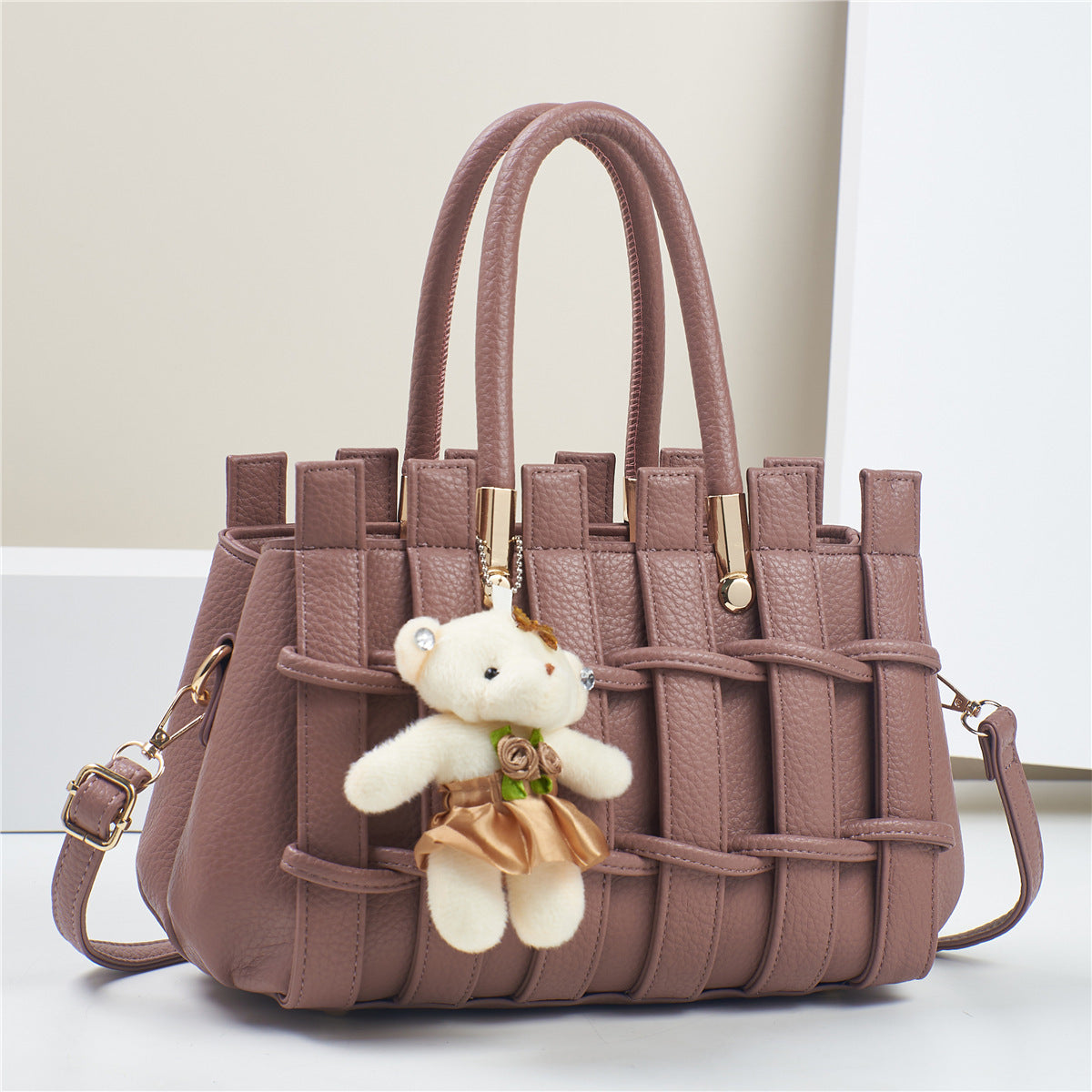 New Anti-scratch Women's Bag Fashion Hand-woven Handbag Shoulder Bag - Dana Fashion
