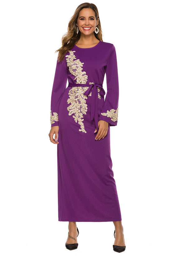 Muslim embroidered dress