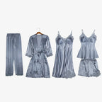 Women's Suspenders Nightgown 2026 - Satin Sleepwear Dress - DanaFashionstore