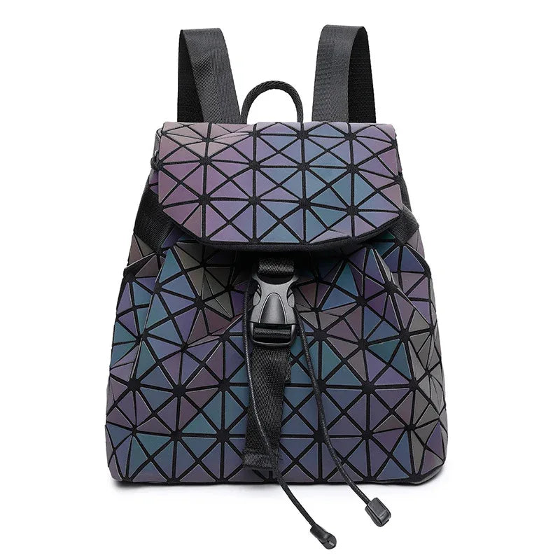 New Colorful Ladies Geometric Diamond Backpack - DanaFashionstore