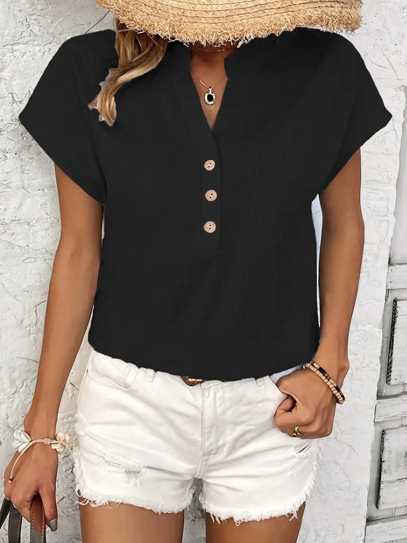 Retro Cotton And Linen Women's Casual Shirt - DanaFashionstore