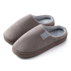 Indoor Corduroy Shoes Warm Plush Home Slipper Anti Slip Floor Bedroom Shoes Autumn Winter - DanaFashionstore