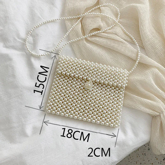 Pearl Bag Female Messenger Bag Wild Mini Retro Western Style Pearl - DanaFashionstore