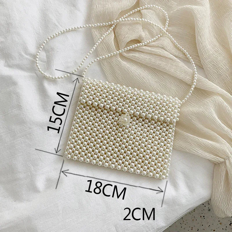 Pearl Bag Female Messenger Bag Wild Mini Retro Western Style Pearl - DanaFashionstore