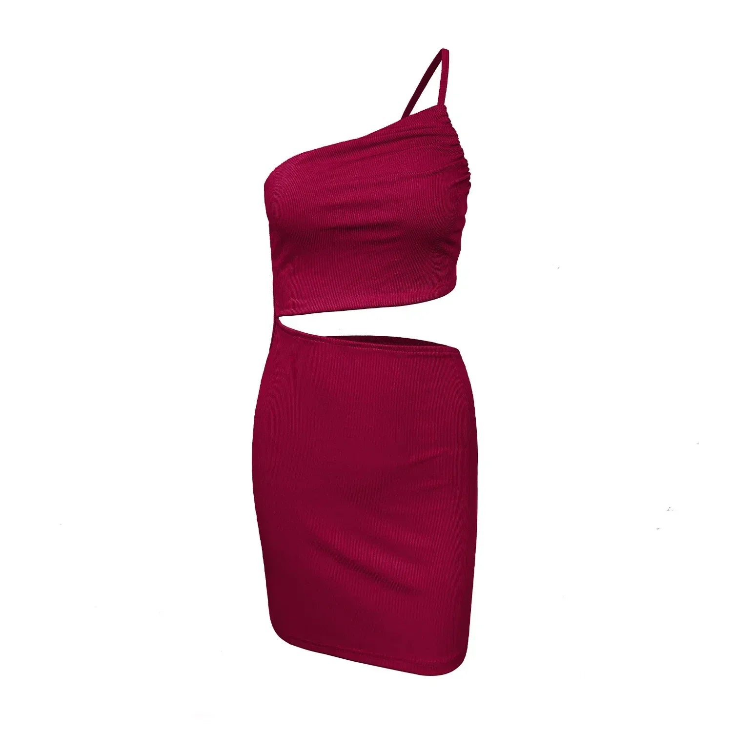 Design Sense Niche Shoulder Drawstring Dress Women - DanaFashionstore