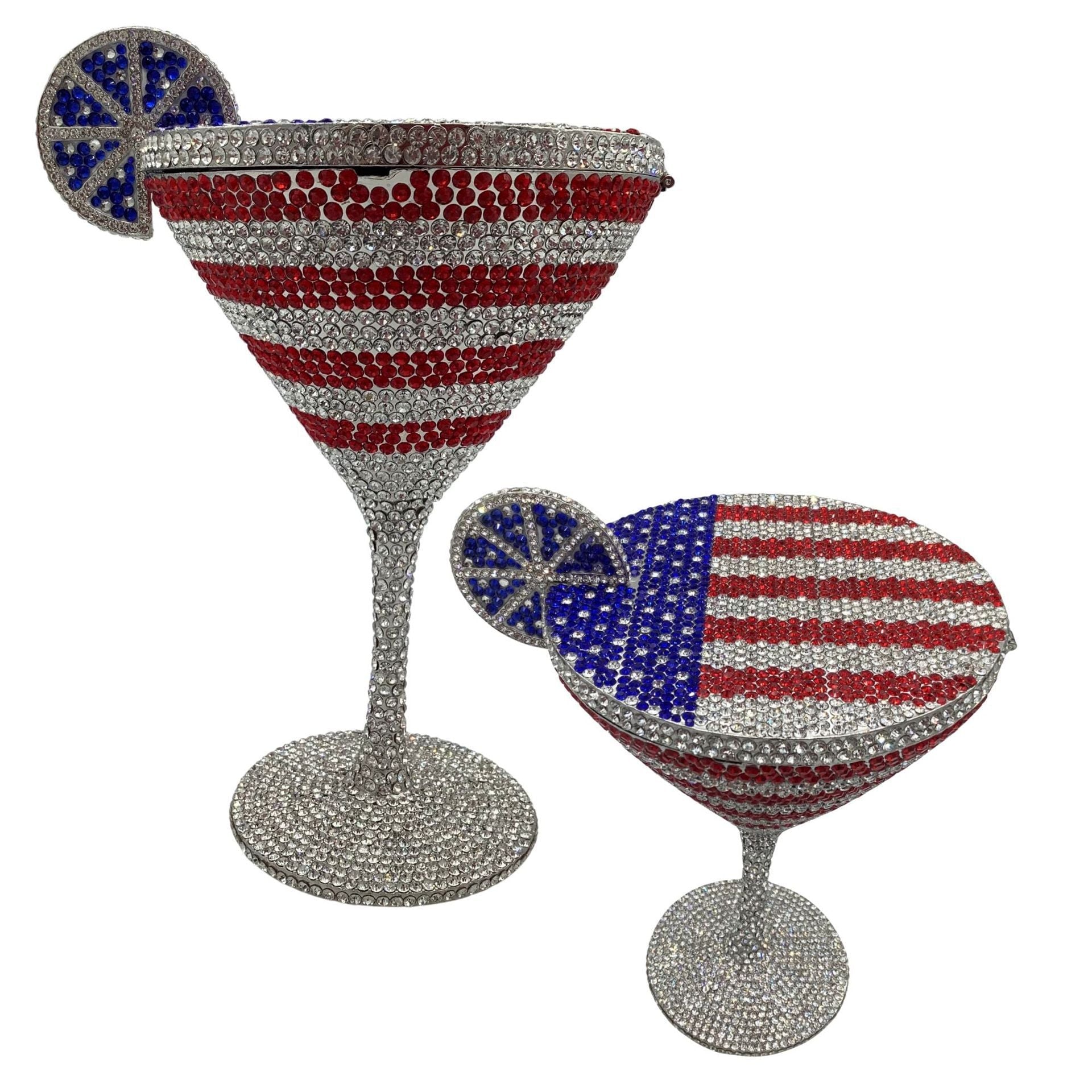 Cocktail Goblet Diamond Dinner Hand Bag Dana Fashion