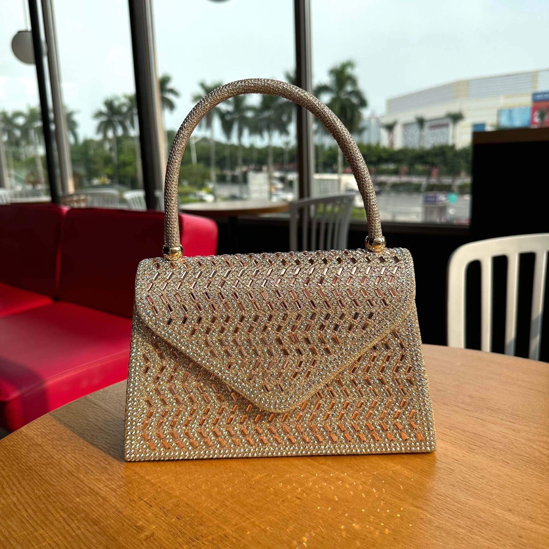 Ladies Hand Bag New Rhinestone Dinner - Dana Fashion