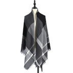 Women's Cashmere-like Plus-sized Double-sided Qicaigei Scarf Shawl - DanaFashionstore