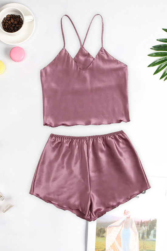 Home Sexy Female Nightgown Two-piece Thin Pajamas Can Be Worn At Home - Dana Fashion