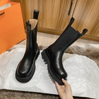 Real soft leather Martin boots women's British style boots - DanaFashionstore
