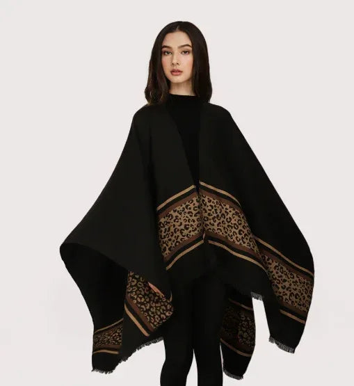 Women's Jacquard Silver Silk Shawl - DanaFashionstore
